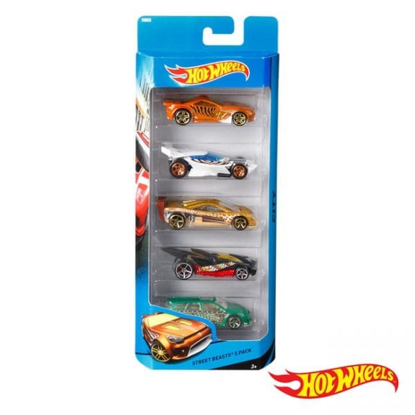 Hot Wheels – Pack de 5 Veículos Autobrinca Online