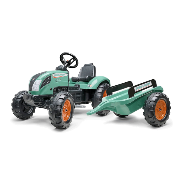 Trator Farm Lander Vintage Verde c/ Reboque Autobrinca Online