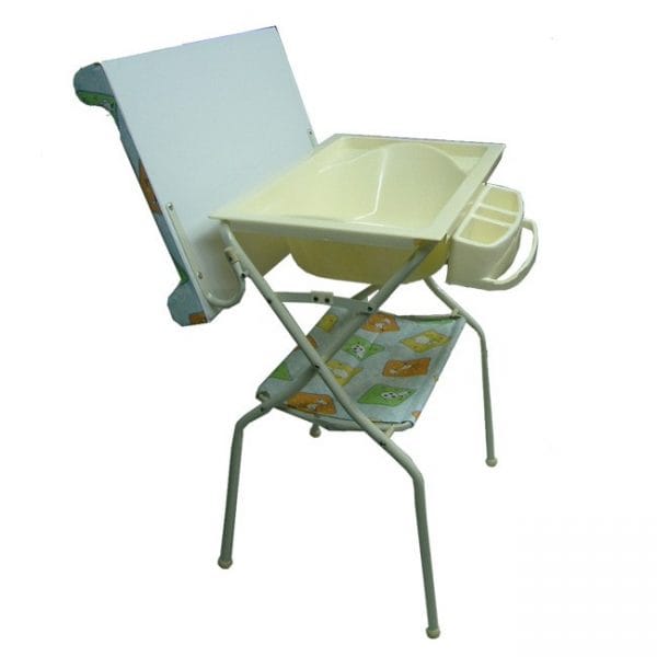Banheira c/ Suporte e Mesa Vestidor e Saboneteira