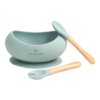 Set Alimentação Olmitos 3 Peças Silicone Azul Autobrinca Online