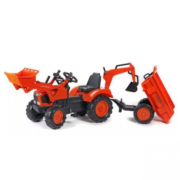 Trator Kubota M135GX + Reboque + Pás Autobrinca Online