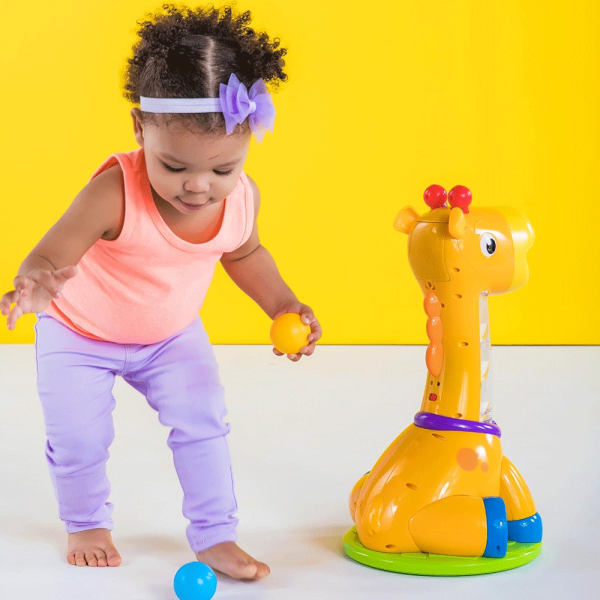 Girafa Spin & Giggle Bright Starts Autobrinca Online