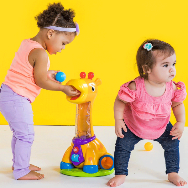 Girafa Spin & Giggle Bright Starts Autobrinca Online