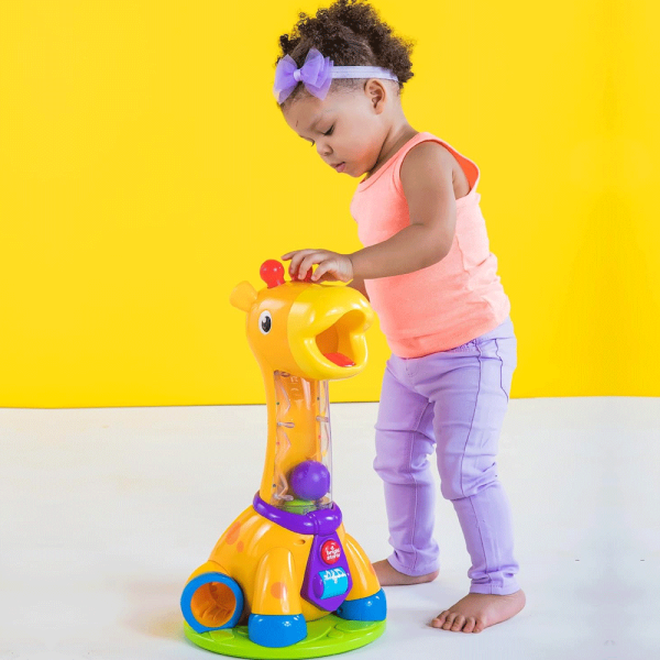 Girafa Spin & Giggle Bright Starts Autobrinca Online