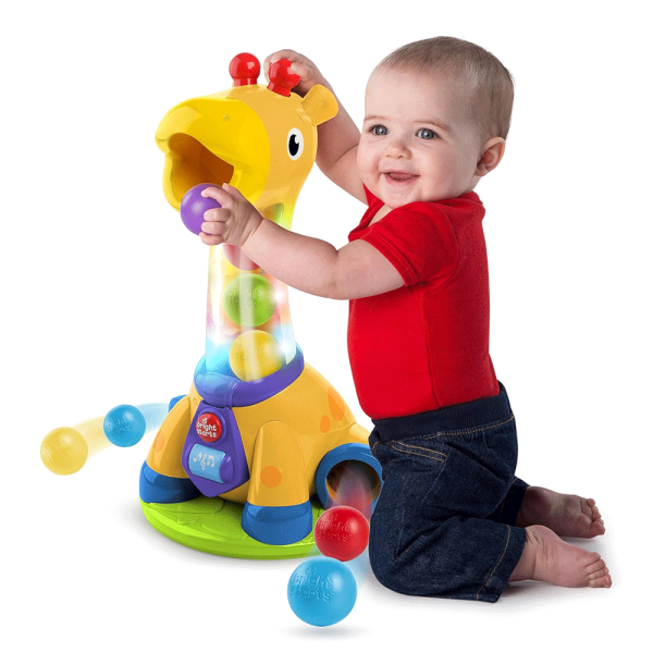 Girafa Spin & Giggle Bright Starts Autobrinca Online