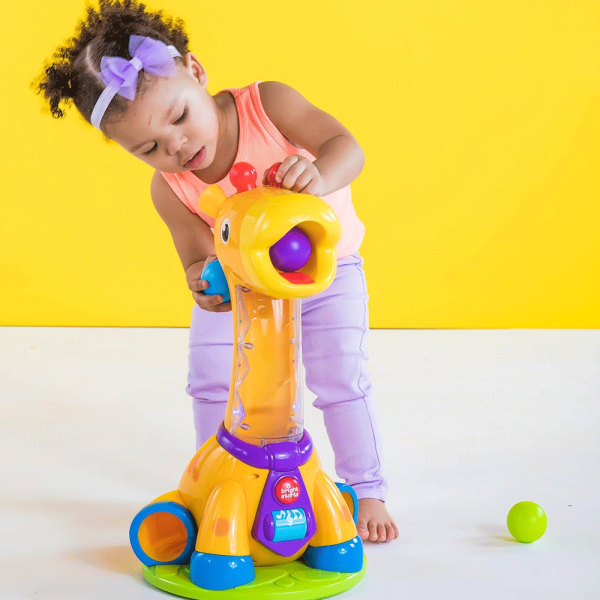 Girafa Spin & Giggle Bright Starts Autobrinca Online