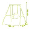 Baloiço Smoby Swing Metal 120cm Autobrinca Online