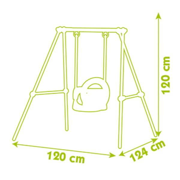 Baloiço Smoby Swing Metal 120cm Autobrinca Online