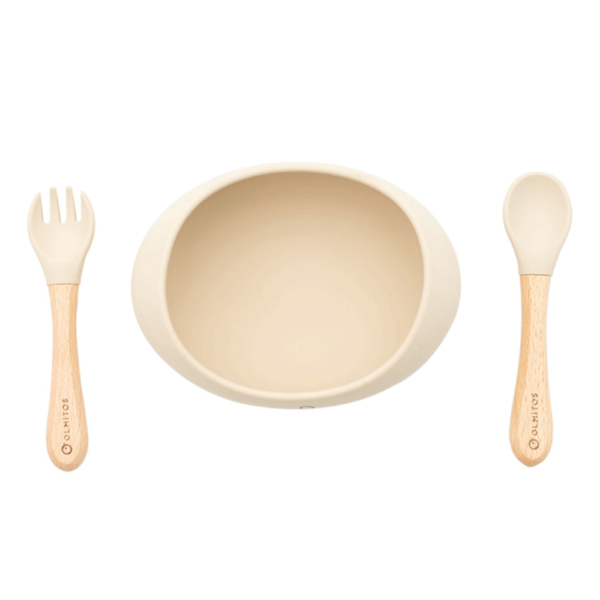 Set Alimentação Olmitos 3 Peças Silicone Sand Autobrinca Online