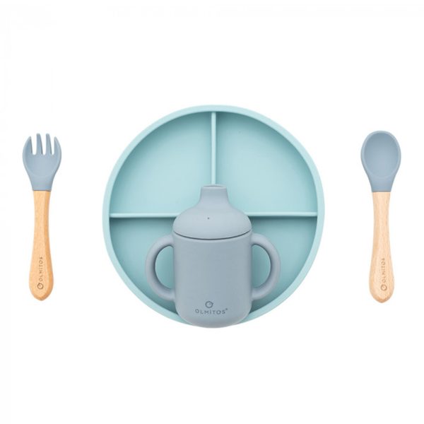 Set Alimentação Olmitos 4 Peças Azul Autobrinca Online