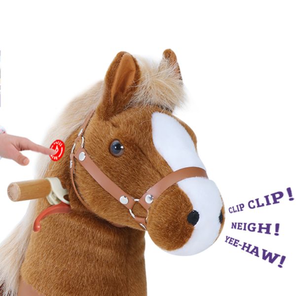 PonyCycle Cavalo Cavalgável Castanho 4-8 anos Autobrinca Online