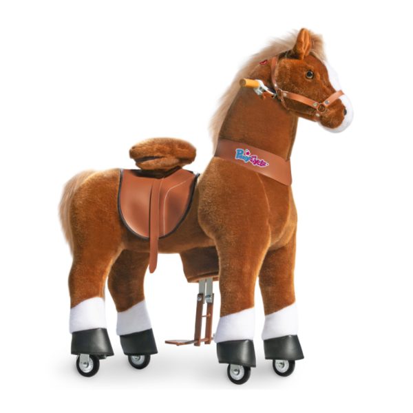 PonyCycle Cavalo Cavalgável Castanho 3-5 anos Autobrinca Online