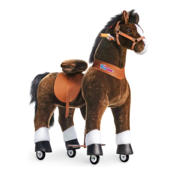 PonyCycle Cavalo Cavalgável Castanho Chocolate 3-5 anos Autobrinca Online www.autobrinca.com