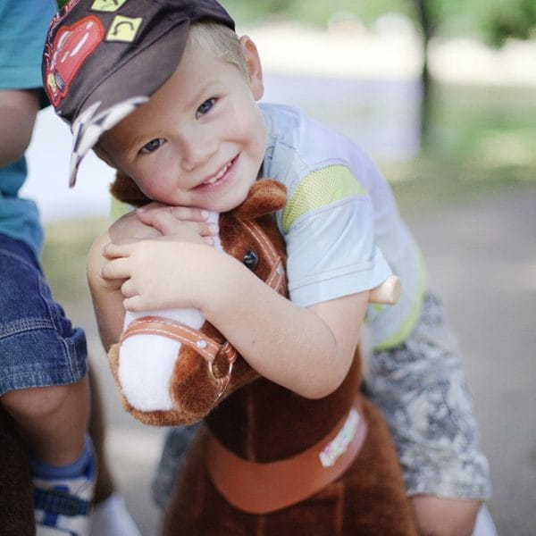 PonyCycle Cavalo Cavalgável Castanho 3-5 anos Autobrinca Online