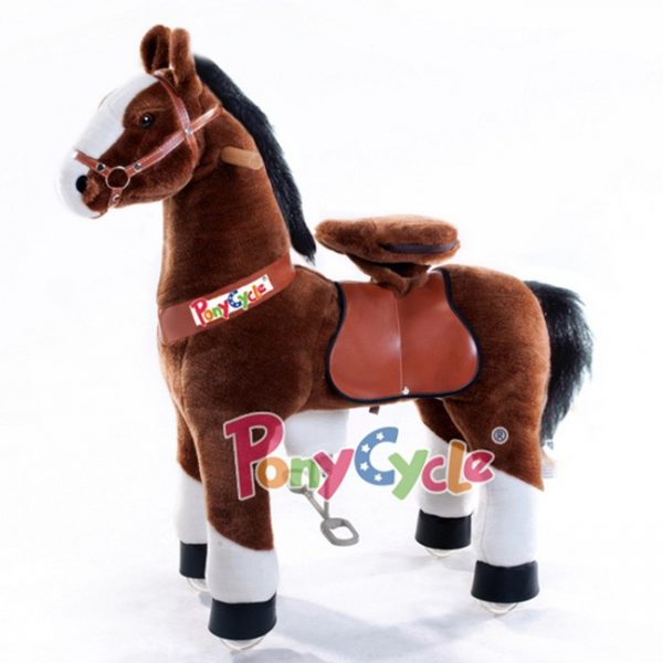 PonyCycle Cavalo Castanho Chocolate 4-9 anos