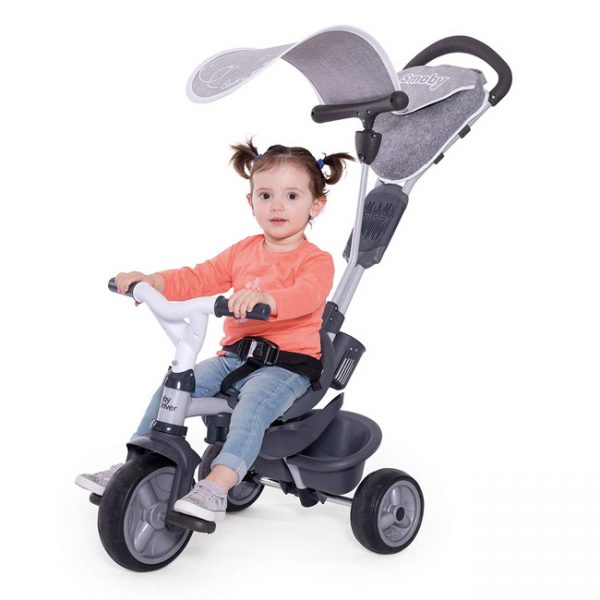 Triciclo Smoby Baby Driver Confort Grey Autobrinca Online