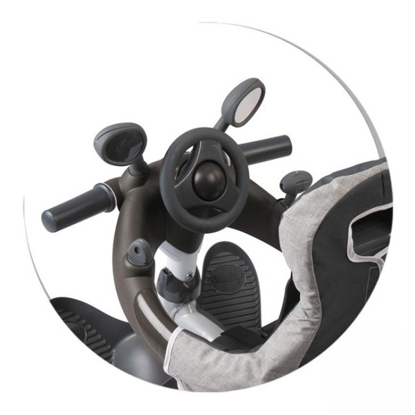 Triciclo Smoby Baby Driver Confort Grey Autobrinca Online