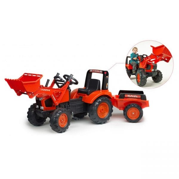 Trator Kubota M135GX + Reboque + Pá Autobrinca Online