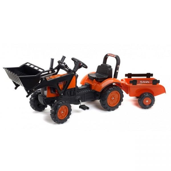 Trator Kubota M7171 + Reboque + Pá Autobrinca Online