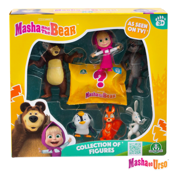 Masha e o Urso – Pack de Figuras Autobrinca Online