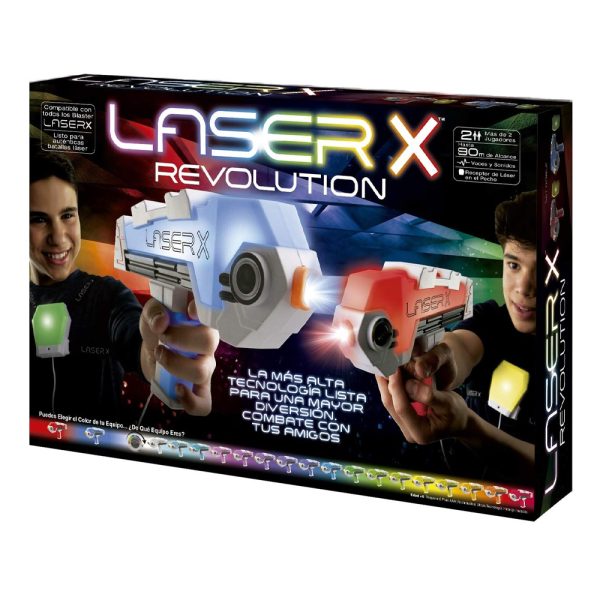Laser X Revolution – Pack 2 Pistolas Laser Autobrinca Online