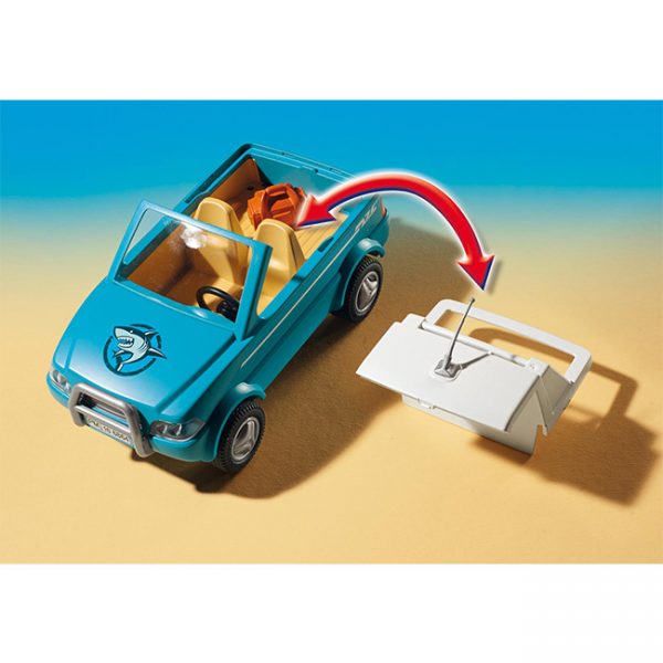 Playmobil Pick-Up com Barco Autobrinca Online