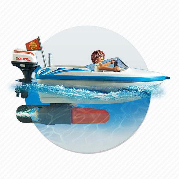 Playmobil Pick-Up com Barco