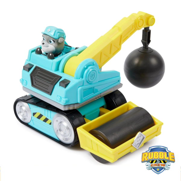 Rubble Crew Figura Motor c/ Veículo Wrecking Ball Autobrinca Online