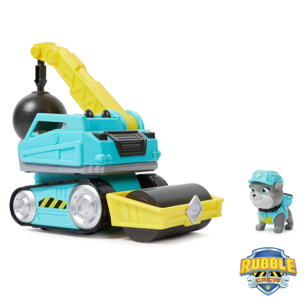 Rubble Crew Figura Motor c/ Veículo Wrecking Ball Autobrinca Online