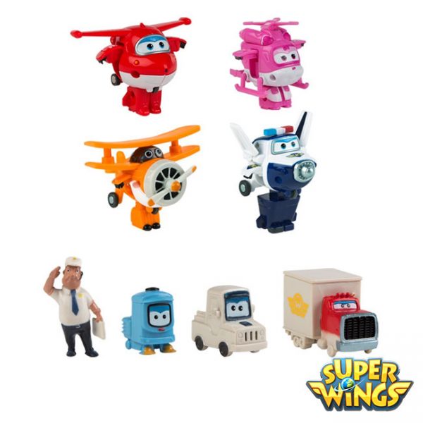 Super Wings – Pack 4+4 Figuras Transformáveis Autobrinca Online