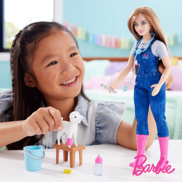 Barbie You Can be Anything Veterinária na Quinta Autobrinca Online