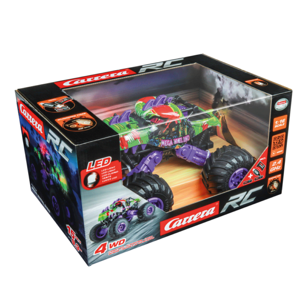 Carro Carrera Mega Wheel Dino 1:16 RC Autobrinca Online