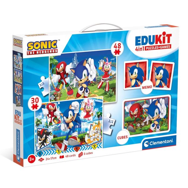 Edukit 4 Jogos em 1 Sonic Autobrinca Online