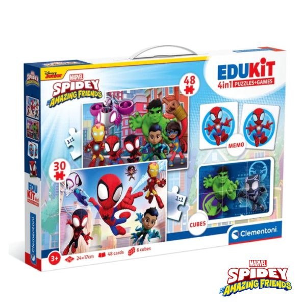 Edukit 4 Jogos em 1 Spidey Autobrinca Online