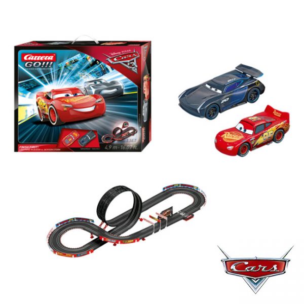 Pista Carrera GO!!! Cars 3 – Finish First! Autobrinca Online