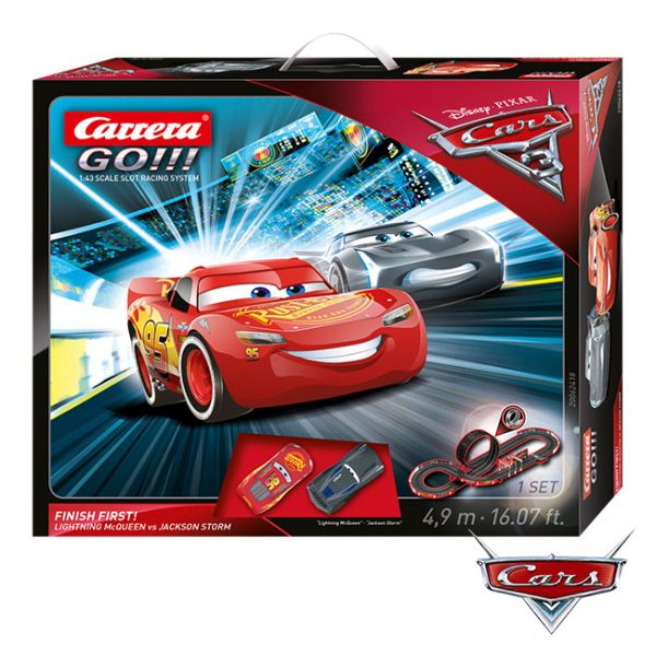 Pista Carrera GO!!! Cars 3 – Finish First! Autobrinca Online