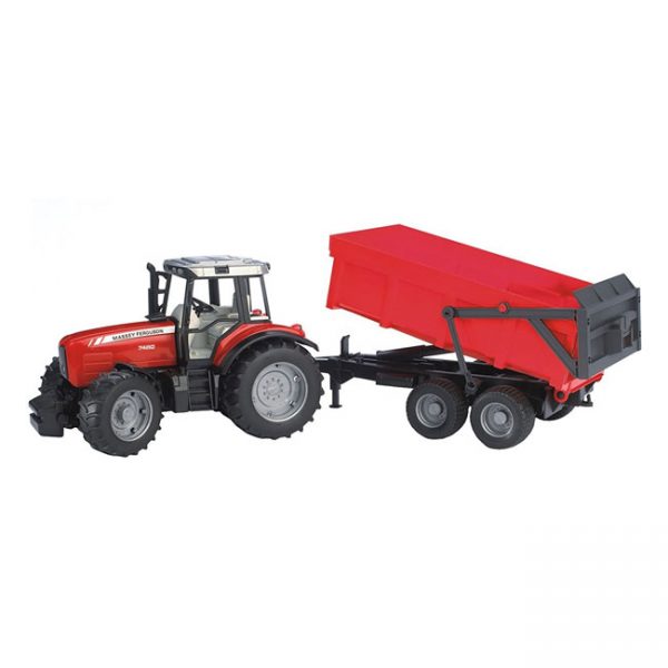 Tractor Massey Ferguson 7480 c/ Reboque Autobrinca Online