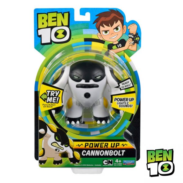 Ben 10 – Figura Power Up Luz e Sons Cannonbolt Autobrinca Online