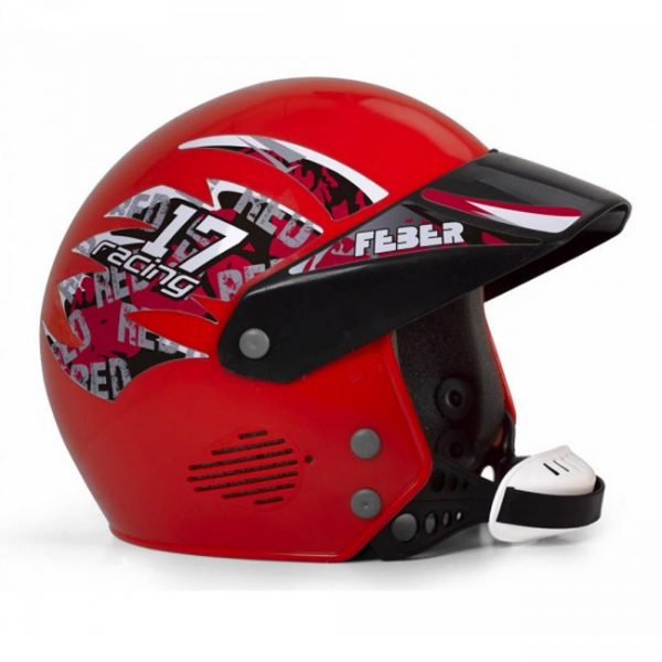 Capacete Feber Racing Red Autobrinca Online