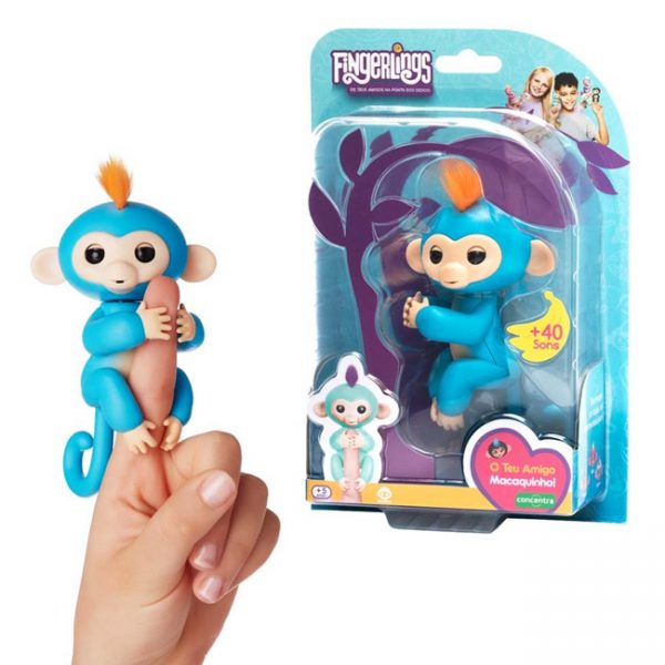 Fingerlings – Macaco Interativo Boris (azul) Autobrinca Online