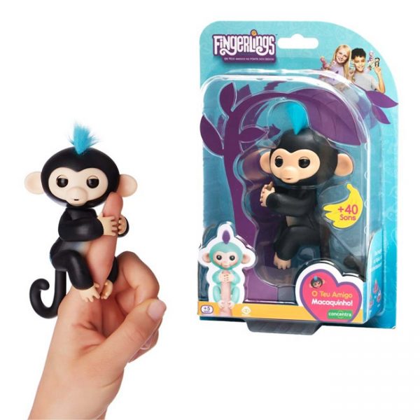 Fingerlings – Macaco Interativo Finn (preto) Autobrinca Online