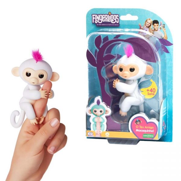 Fingerlings – Macaco Interativo Sophie (branco) Autobrinca Online