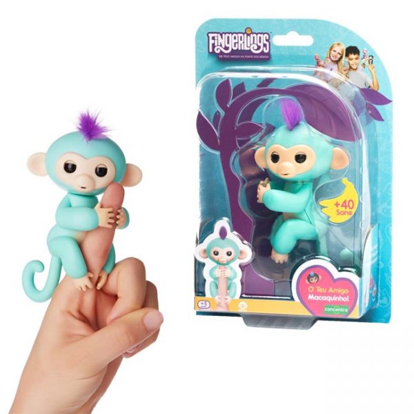 Fingerlings – Macaco Interativo Zoe (turquesa)
