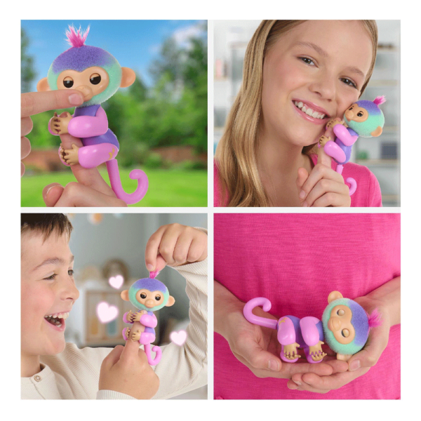 Fingerlings Macaco Magic Moods Interativo Humor Surpresa Autobrinca Online
