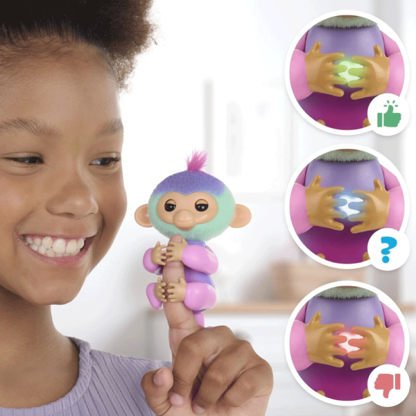 Fingerlings Macaco Magic Moods Interativo Humor Surpresa Autobrinca Online