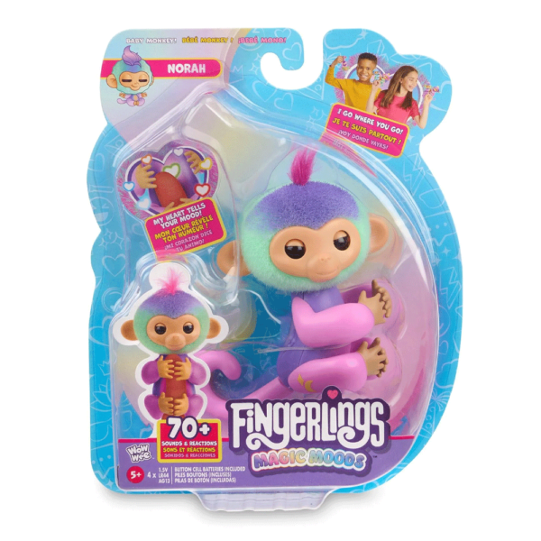 Fingerlings Macaco Magic Moods Interativo Humor Surpresa Autobrinca Online