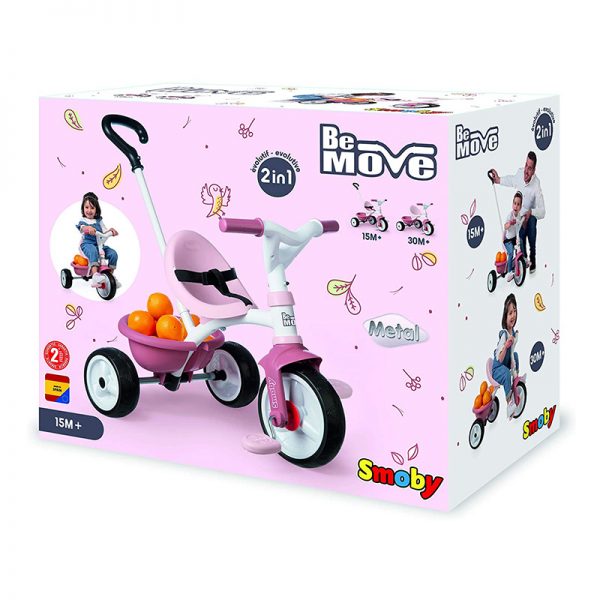 Triciclo Smoby Be Move Rosa Autobrinca Online