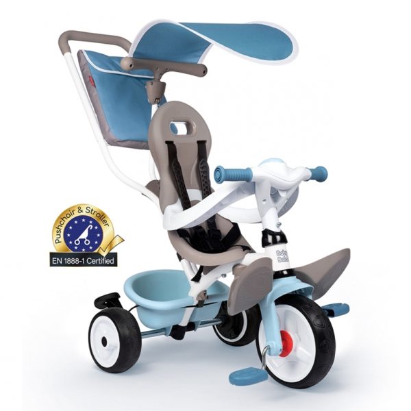 Triciclo Smoby Baby Balade Plus Azul Autobrinca Online