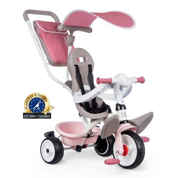 Triciclo Smoby Baby Balade Plus Rosa Autobrinca Online