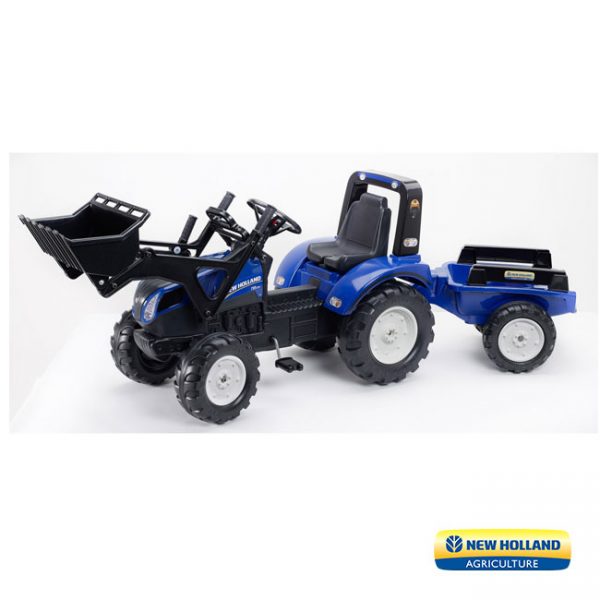 Trator New Holland T8 + Reboque + Pá Autobrinca Online